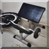 X03. Valor Fitness preacher curl bench. Model CB-6 